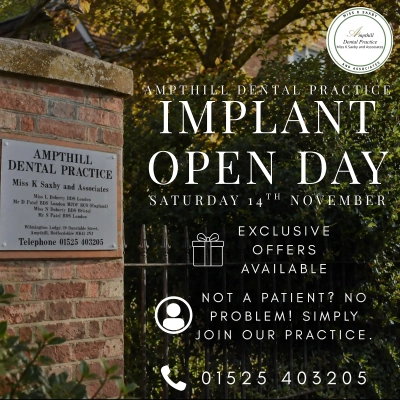 Implant Open Day Banner